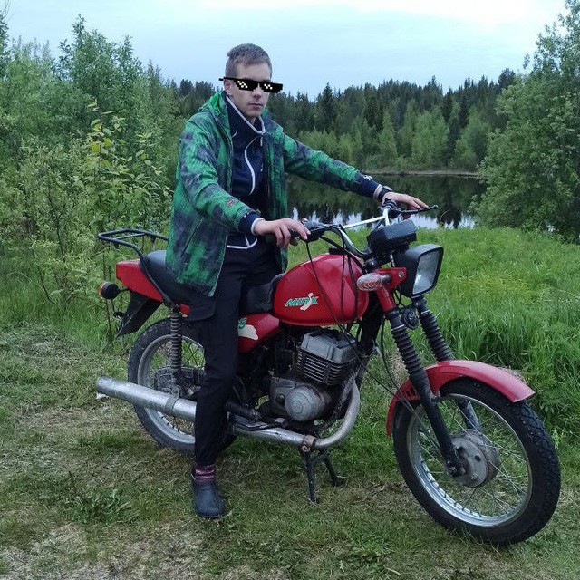 Create meme: motorcycle Minsk , moto minsk 125 1976, bu motorcycles