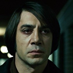 Create meme: Javier Bardem no country for old men place, actor Javier Bardem no country for old men place, Anton chigur film