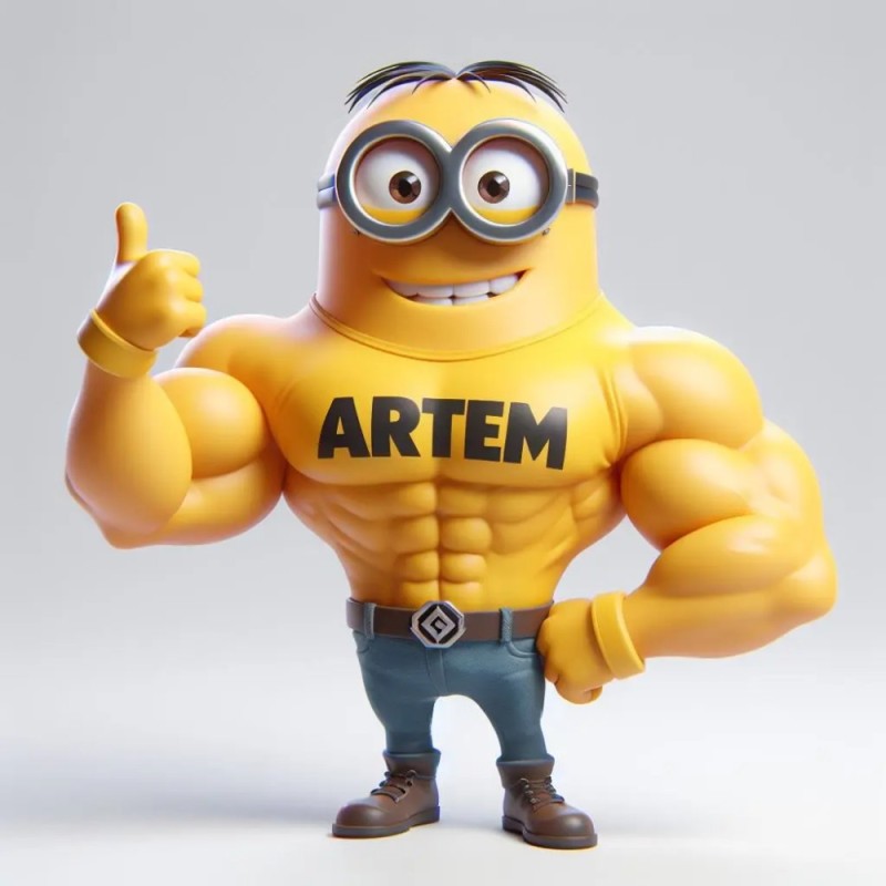 Create meme: The muscular minion, minions , pitching minions