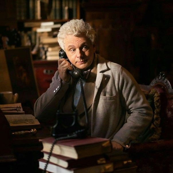 Create meme: good omens, aziraphale good omens, crowley's good omens