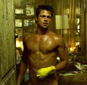 Create meme: brad pitt fight club, brad pitt