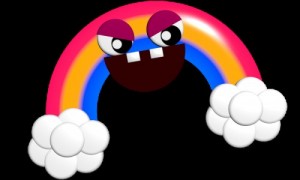 Create meme: FNAF world magic rainbow Cheeky