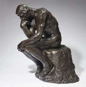 Create meme: the thinker Auguste Rodin, Auguste Rodin , rodin's sculpture the thinker original