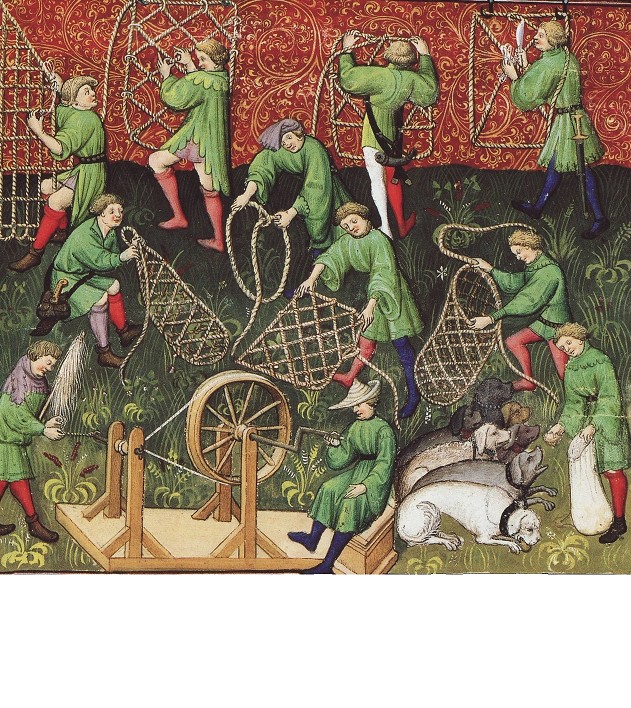 Create meme: The Book of Hours by Charles of Angouleme, manuscript , hunting in the Middle Ages