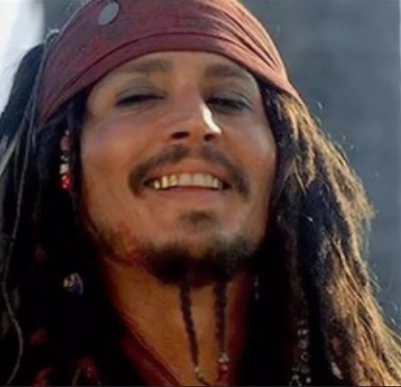 Create meme: Jack Sparrow johnny Depp, captain Jack Sparrow smile, savvy Jack Sparrow