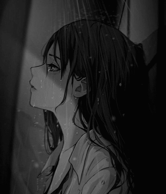Sad Anime Girl Drawing by SapphireFlames87  DragoArt