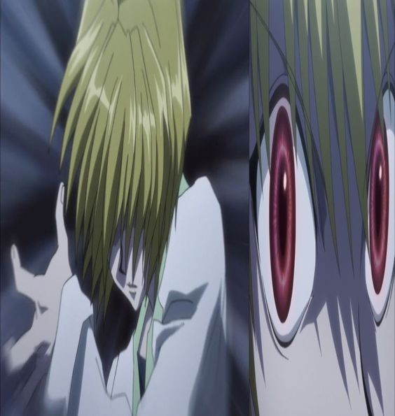 Create meme: Kurapika Hunter x Hunter, anime characters, kurapika vs uvogin