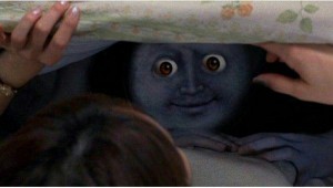 Create meme: hantu, under the bed, moon Raper