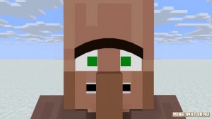 Создать мем: житель в майнкрафте, Minecraft, mine imator