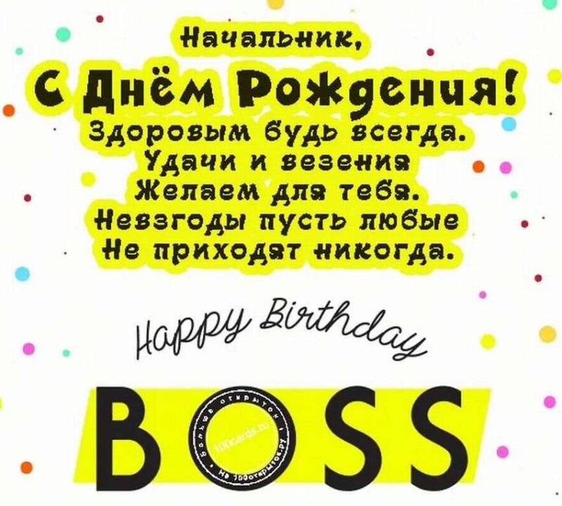 Создать мем: босс с днем рождения прикольные, с днем рождения boss, день рождения шефа
