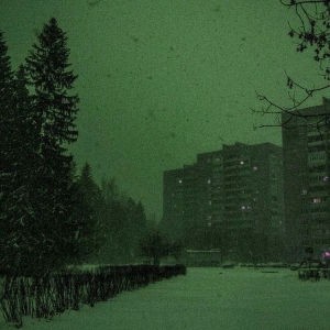 Create meme: night snow, winter is dark, memories leadwave