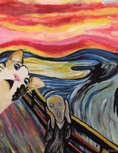 Create meme: Edvard Munch, the picture Creek, Munch the scream painting