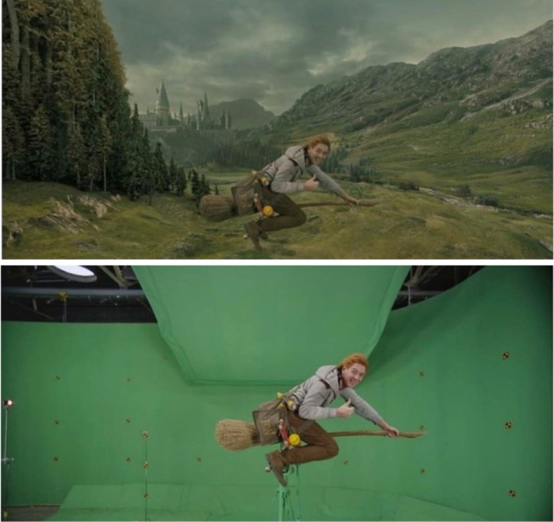 Create meme: Harry Potter , harry potter without special effects, hogwarts harry potter