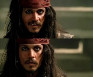 Create meme: pirates of the Caribbean, captain Jack Sparrow runs, savvy Jack Sparrow