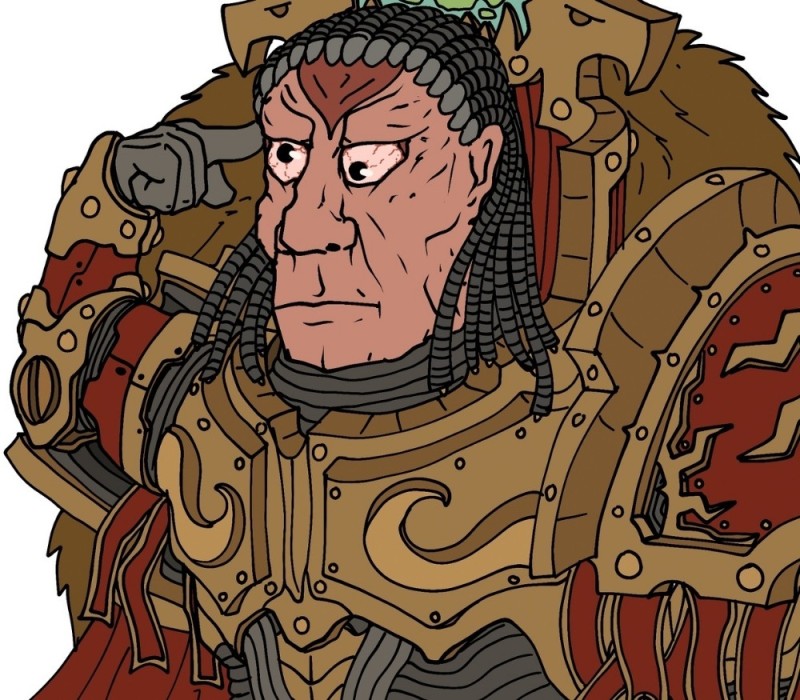 Create meme: Angron the gladiator, angron, warhammer 40,000 emperor memes