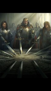 Create meme: knights of the round table art, knights of the round table, king Arthur