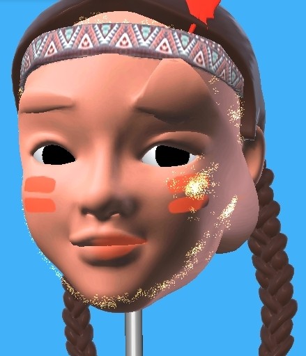 Создать мем: необычный макияж, симуляторы игры, симс 3 маска на лицо