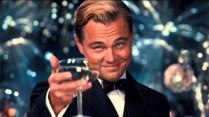 Create meme: the great gatsby, a toast to those who, Leonardo DiCaprio