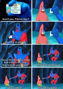 Create meme: screenshot, know your meme, Patrick star