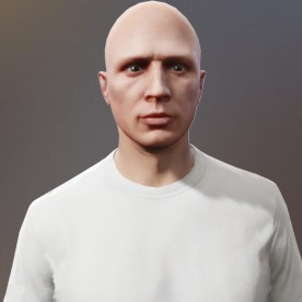 Create meme: bald, bald head, male