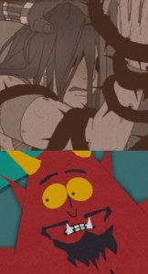 Create meme: anime, memes South Park Satan, anime
