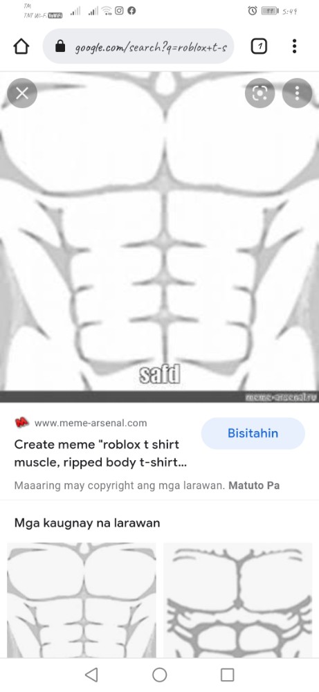 Create meme roblox t shirt muscle, ripped body t-shirt to get