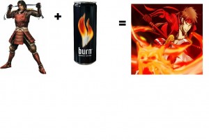 Create meme: sengoku basara, energy drinks, energy Bern