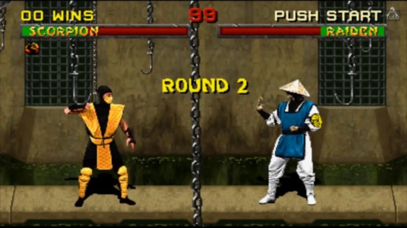 Create meme: Round 2 Mortal Kombat, Mortal Kombat fight, 1 mortal Kombat