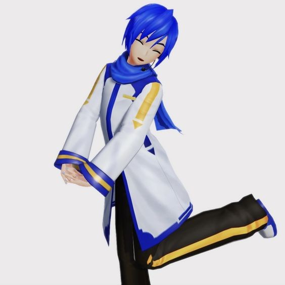 Create meme: kaito , kaito mmd, kaito vocaloid action figure