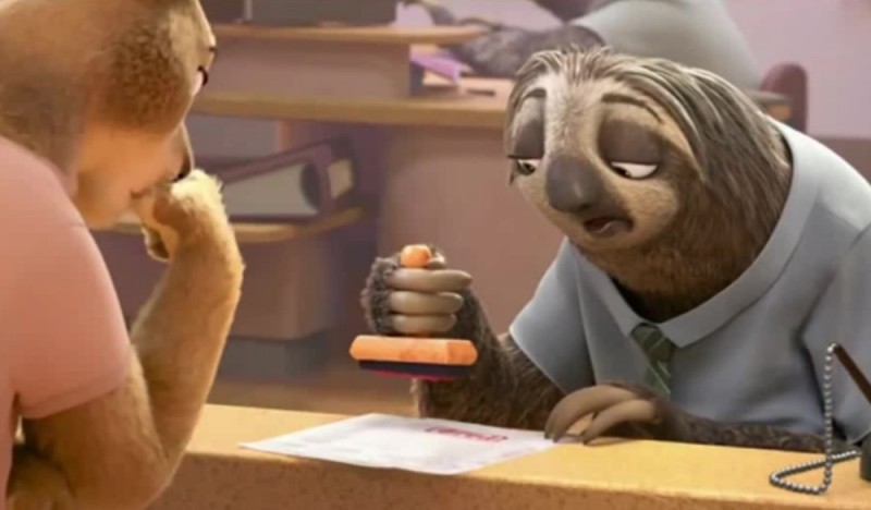 Create meme: sloth blitz , Zootopia, zveropolis 2