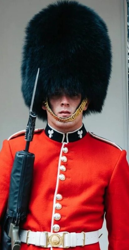 Создать мем: шапки королевской гвардии великобритании, шапка гвардейца букингемского дворца, британский гвардеец