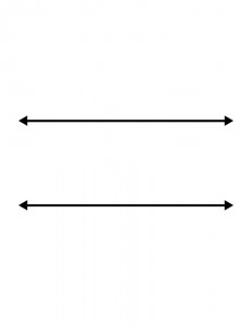 Create meme: line, two parallel lines drawing, geometric straight line