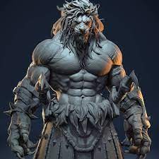 Create meme: zbrush lion, characters monsters, fantasy drawings