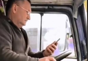 Create meme: Vladimir Gostyukhin truckers, bus driver, truckers 2 serial
