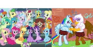 Create meme: little pony, my little pony friendship is magic, Friendship is a miracle