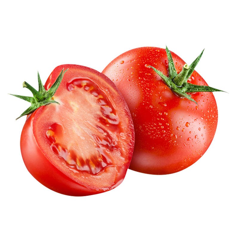 Create meme: tomato on a white background, cherry tomatoes, half a red tomato