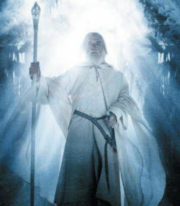 Create meme: The lord of the rings Gandalf the white, The appearance of Gandalf the White, Gandalf the Lord of the rings