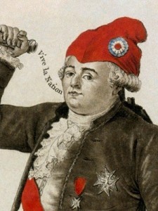 Создать мем: портрет, людовик 16 во фригийском колпаке, фригийский колпак французская революция