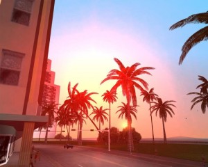 Create meme: background GTA, background GTA sa, GTA Vice city sunset