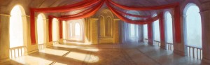 Create meme: theatrical scenery for plays pictures, the interior of the Palace beauty and the beast, room in the castle drawing