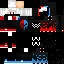 Create meme: minecraft skins, red blue skin for minecraft, skins for minecraft