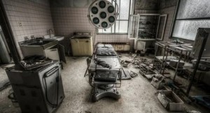 Create meme: abandoned Japanese hospital, Pripyat hospital, abandoned mental hospital