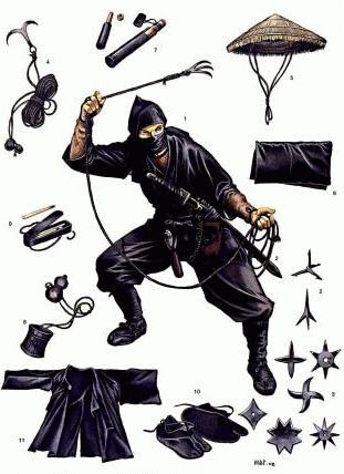Create meme: ninjutsu weapons, japanese ninja clans, ninjutsu katana