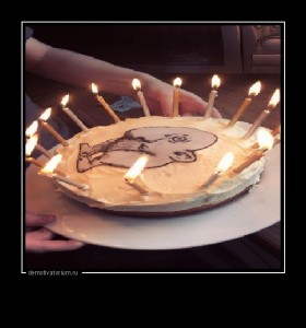Создать мем: happy birthday, торт со свечами сднем рождения, birthday cake