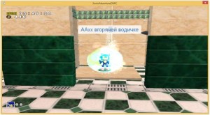 Create meme: Sonic in the shower