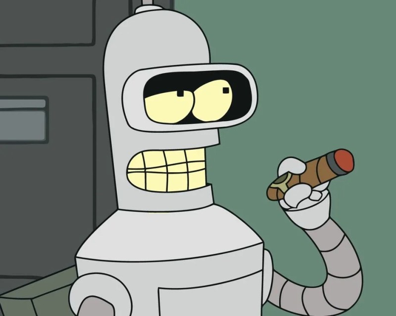 Create meme: futurama , Bender , futurama robot