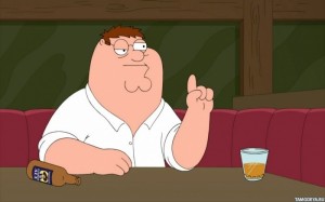 Create meme: Peter Griffin drunk, the griffins, Peter Griffin