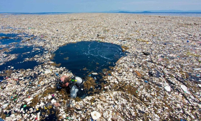 Create meme: a garbage patch in the pacific ocean, garbage island in the Pacific ocean, garbage island in the pacific ocean