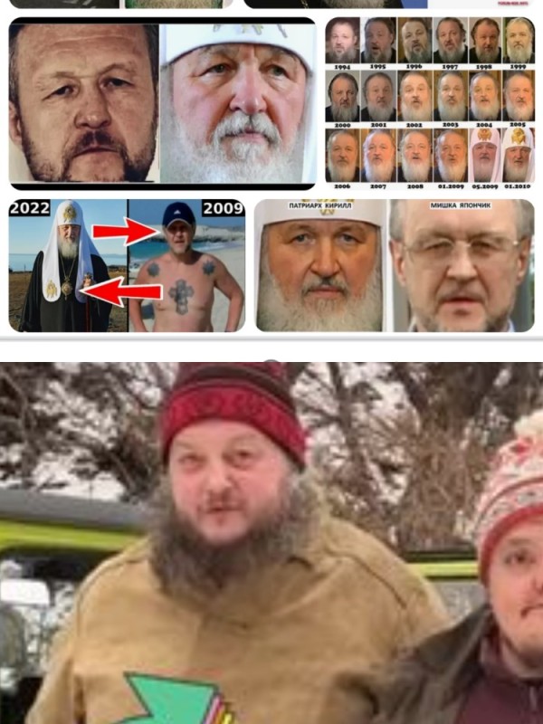 Create meme: The Jap and the patriarch, Jap and Patriarch Kirill are one person, kirill gundyaev yaponchik