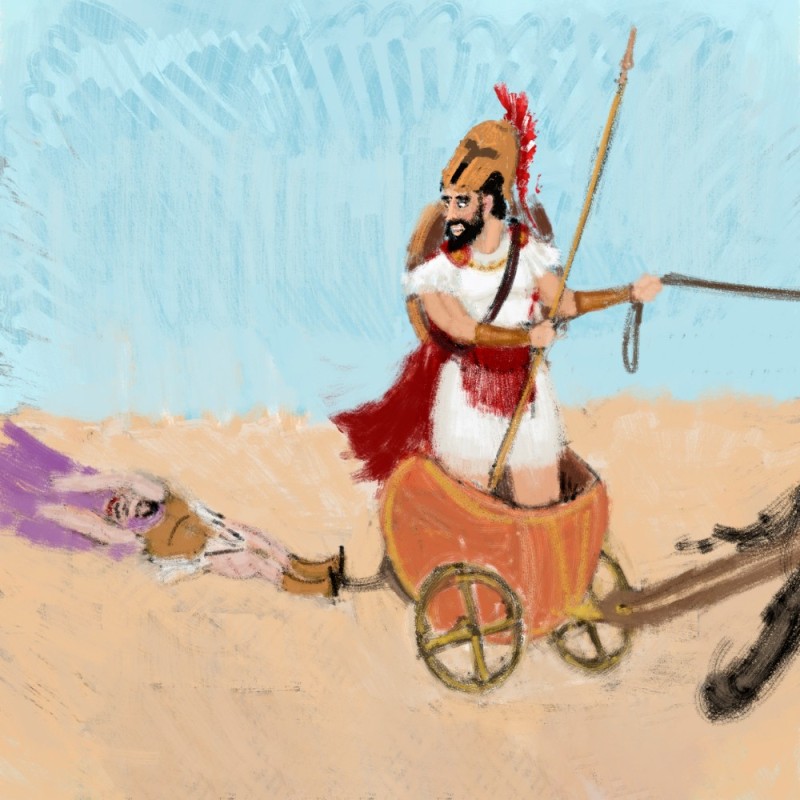 Create meme: figure , The chariot of Mesopotamia, Achaean warriors